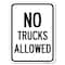 Signmission Parking Lot Sign No Trucks Allowed Heavy-Gauge Alum Rust Proof Parking Sign, 18" x 24", A-1824-23419 A-1824-23419 - alternate 1